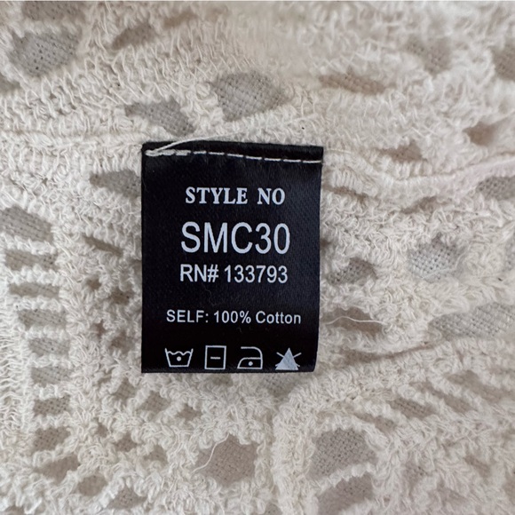 POL Cotton Lace Dress Beach Cover - Picture 6 of 6